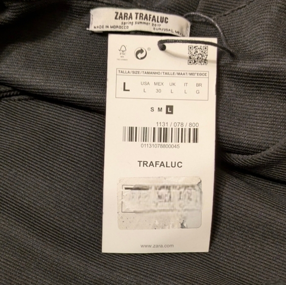 Zara Black Dress Cold Shoulder Ruffle - New - L - Elegant Modest & Chic Formal. - Picture 5 of 9